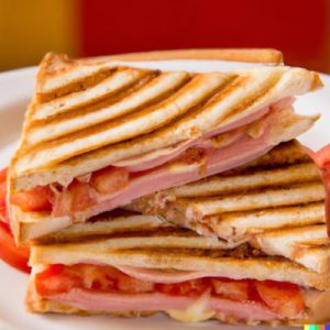 Toasted Ham Cheese & Tomato